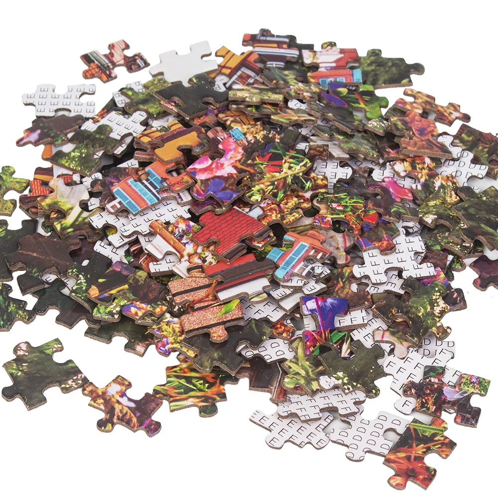 

MaxRenard 50*70cm Jigsaw Puzzles 1000 Pieces Santorini Colmar Assembling Picture Landscape Paper Jigsaw Puzzles for Adults Kids