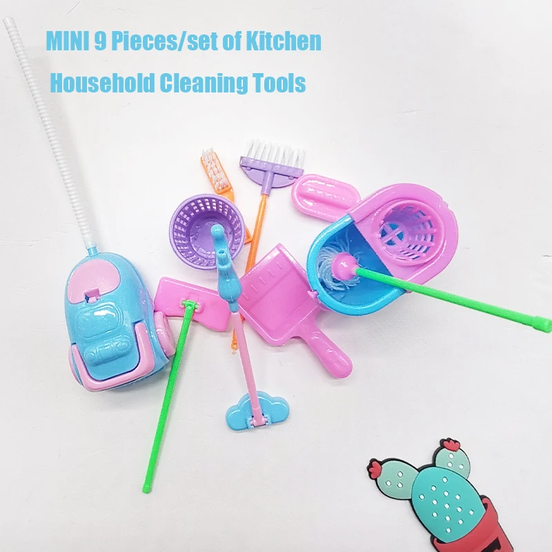 9 шт./компл. кухонный инструмент для уборки дома мебель ролевых игр игрушка