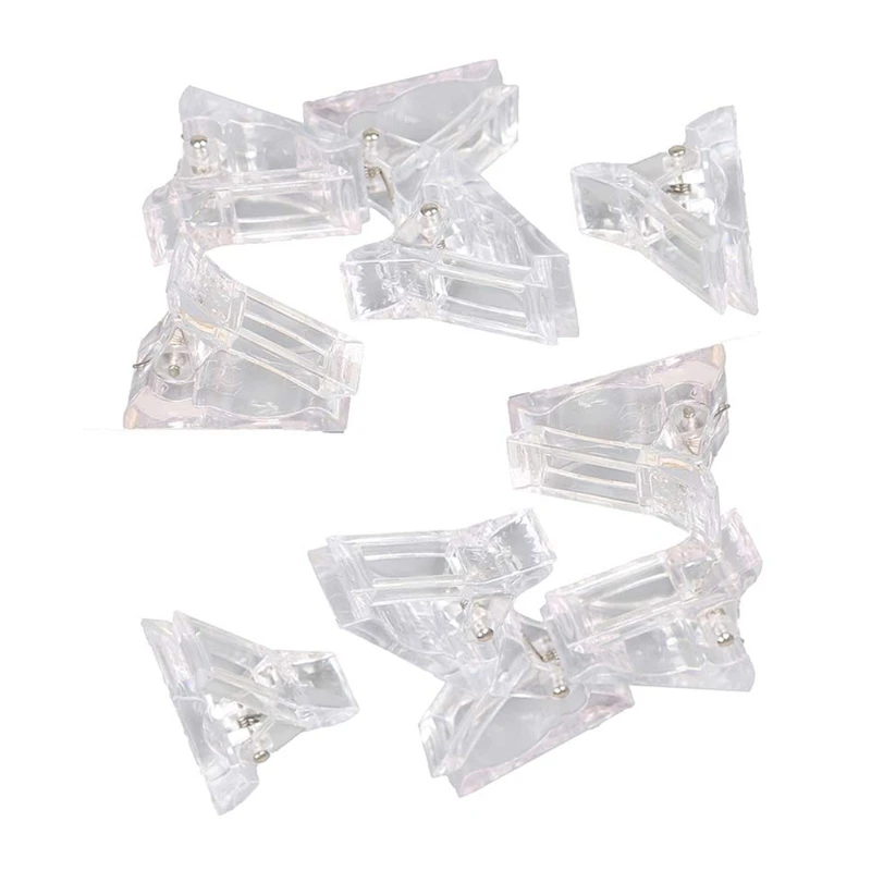 

X7JA Quick Building Nail Tips Curve Shaping Fixing Clip for Gel Nail Extension
