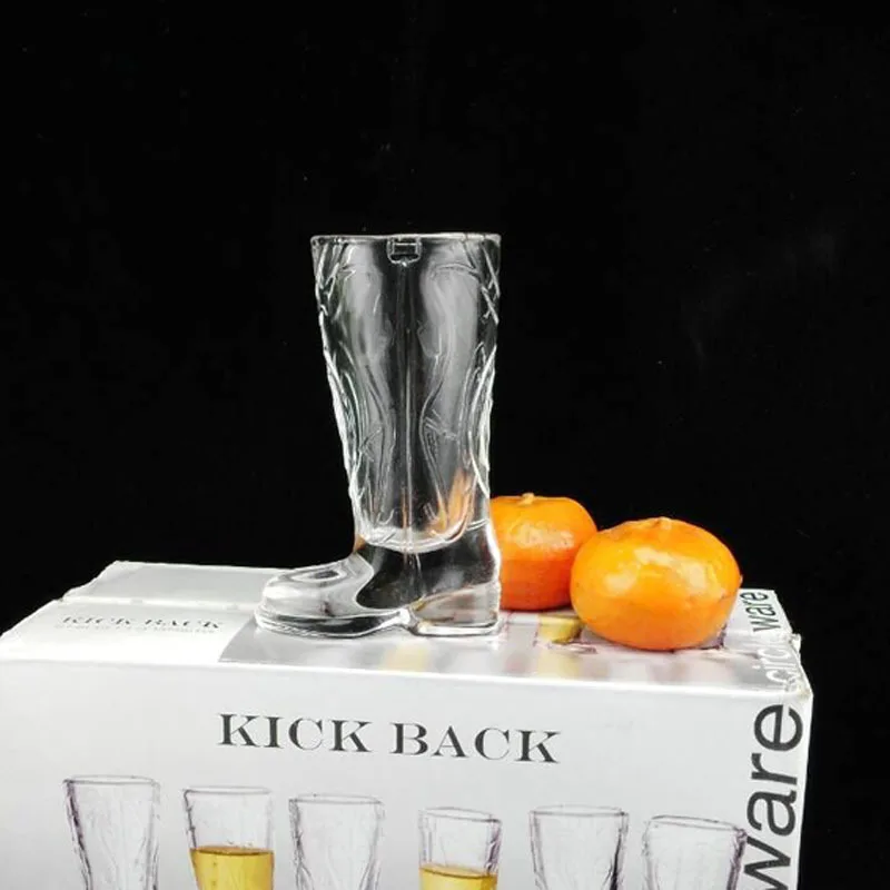 Креативные ботинки стеклянные спиртные напитки стеклянная водка бокал для вина