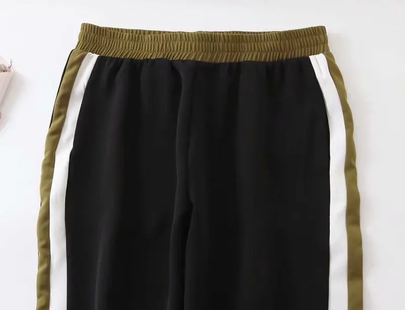 Оригинальные Евро-американские модные повседневные брюки с боковым поясом |