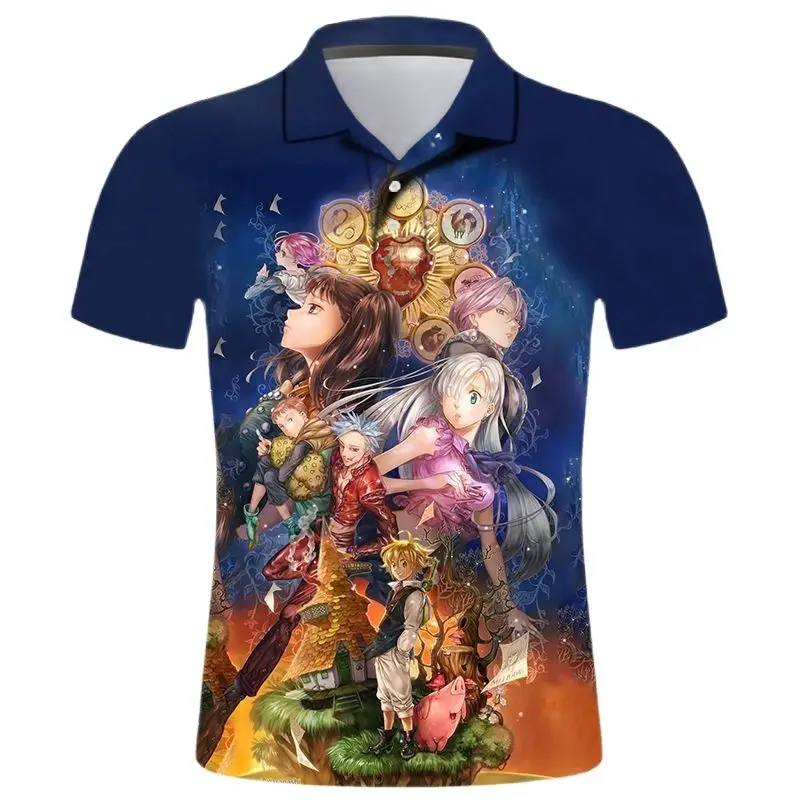 

Новинка 2021, летняя рубашка-поло с 3D принтом, мужская повседневная рубашка-поло в уличном стиле, мужские топы с коротким рукавом