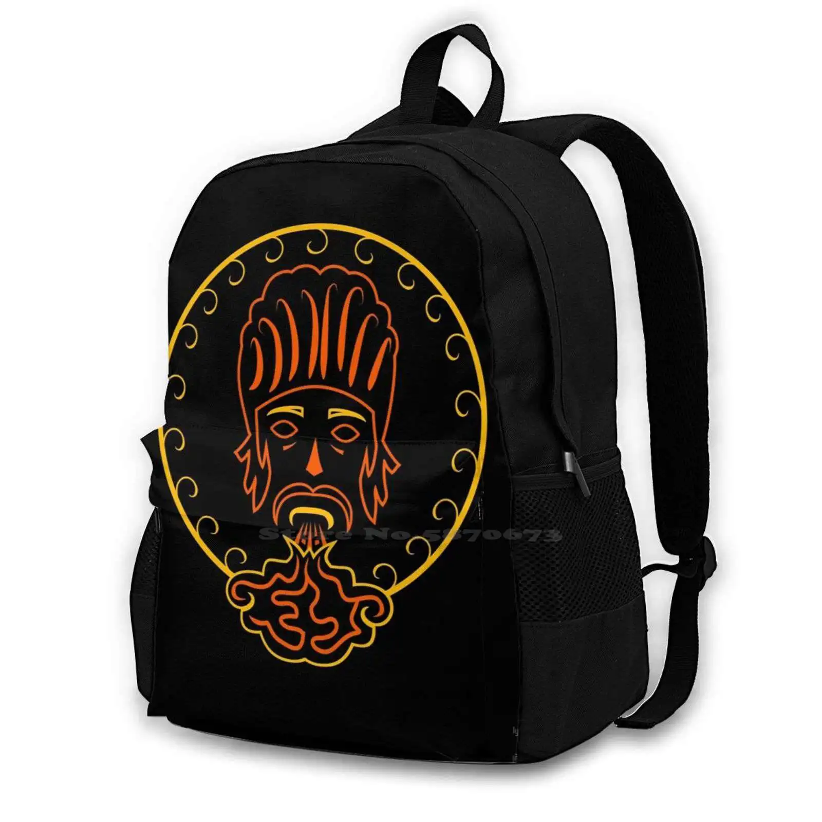 

The King Of Vape # Decor # Buyart # школьная сумка с принтом Artprint, вместительный рюкзак для ноутбука, 15 дюймов, мужская Королевская корона для вейпа