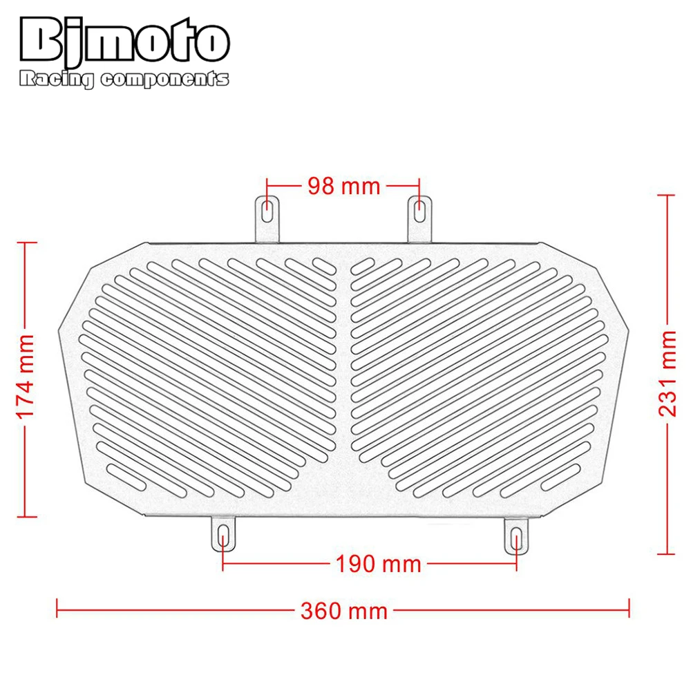 

For DUK E 125 200 2015 2016 2017 2018 DUKE125 DUKE200 Motorcycle Aluminium Radiator Side Guard Grill Grille Cover Protector