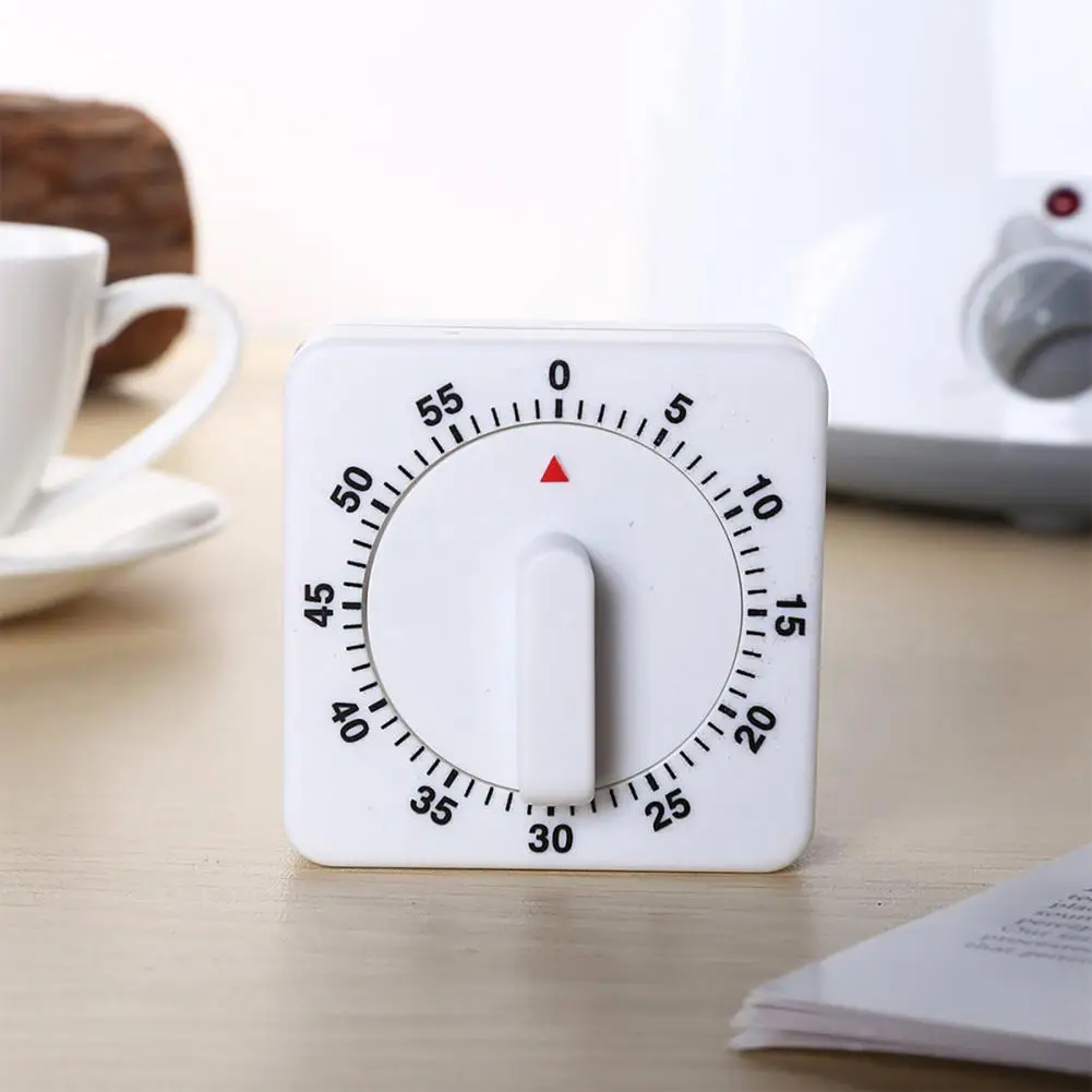 Mechanical Timer Plastic Kitchen Efficient Easy Read Durable Loud Sound | Timers