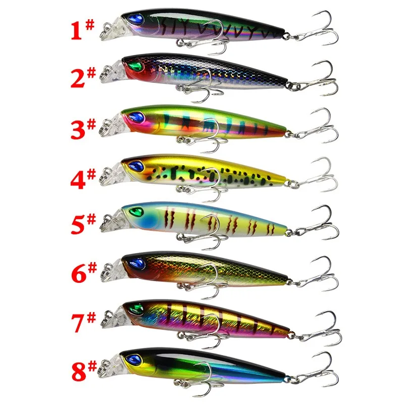Медленно Тонущая блесна рыболовные приманки 8 5 см 11 г Jerkbaits воблеры и крутящиеся