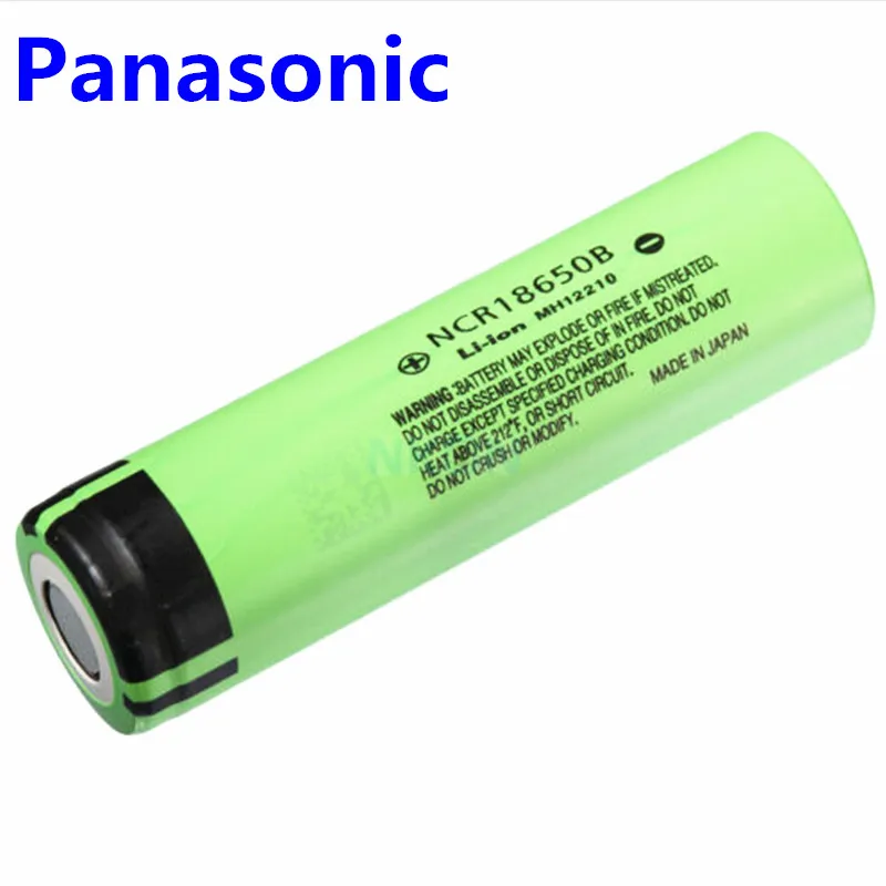 

Panasonic 100% original brand new 3.7v 18650 3400mah lithium Rechargeable battery NCR18650B For Flashlights brakes computers