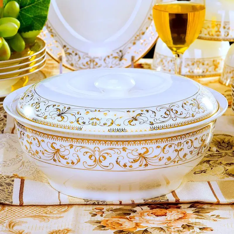 

Ice Cream Rice Ceramica Miska Serving Crockery Tigela Porcelain Plate Utensil Cuenco Cocina Soup Dinnerware Ceramic Bowl