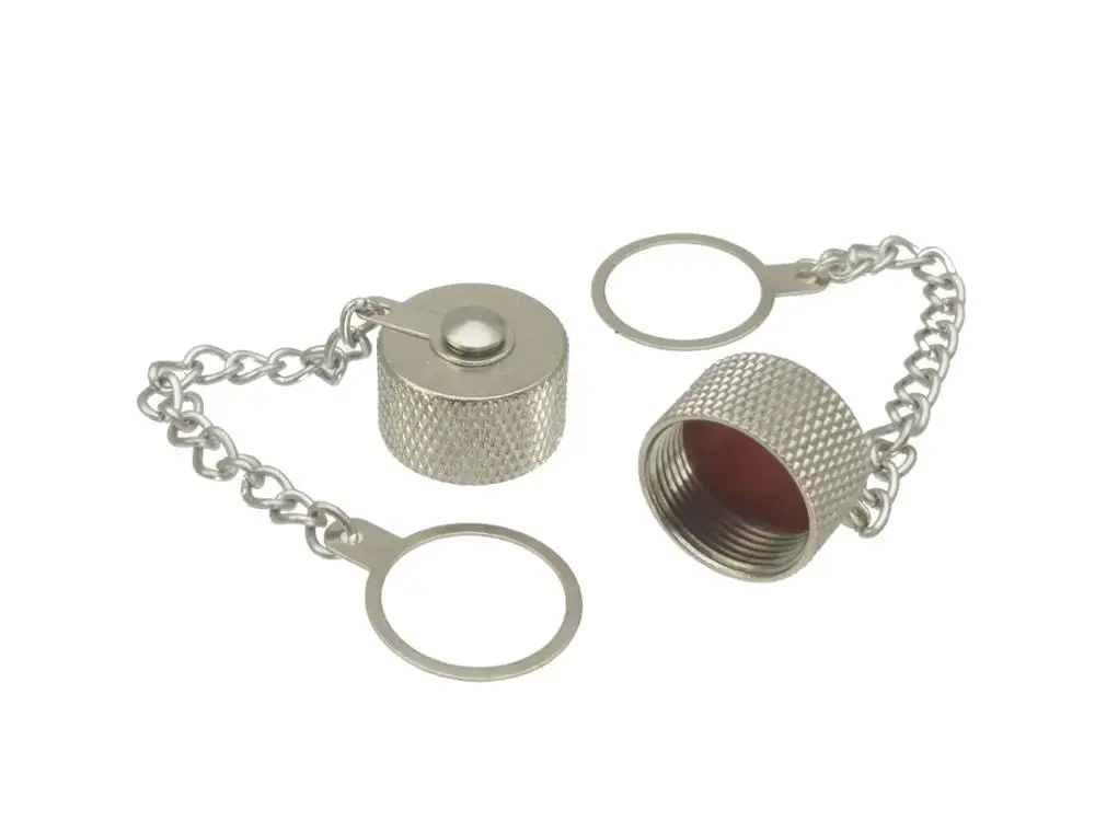 

1Pcs Connector dust cap with chain for N female jack RF Coaxial
