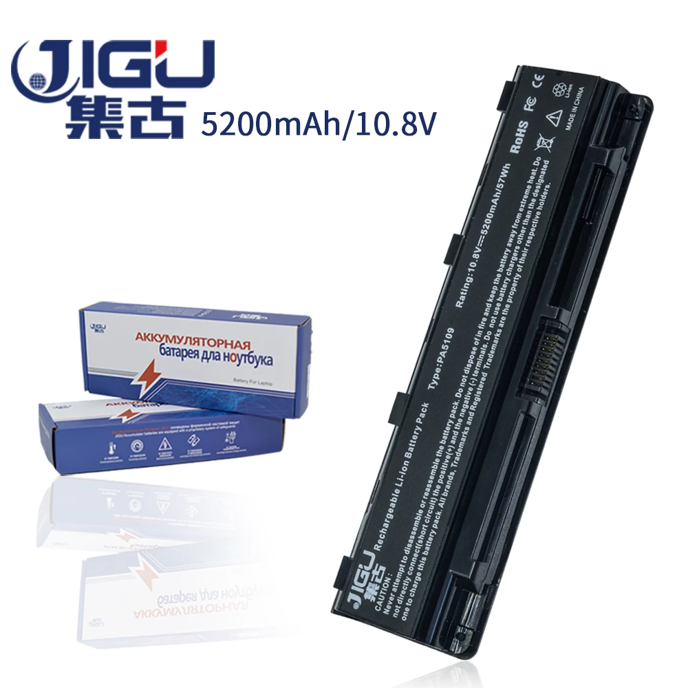 JIGU Оптовая продажа Новый ноутбук батарея C55-A-1E1 C800 для Toshiba SATELLITE C40 C50T C50-AST2NX1 C55T