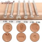 Штамп для кожевенного резьбы по коже, инструменты для рукоделия