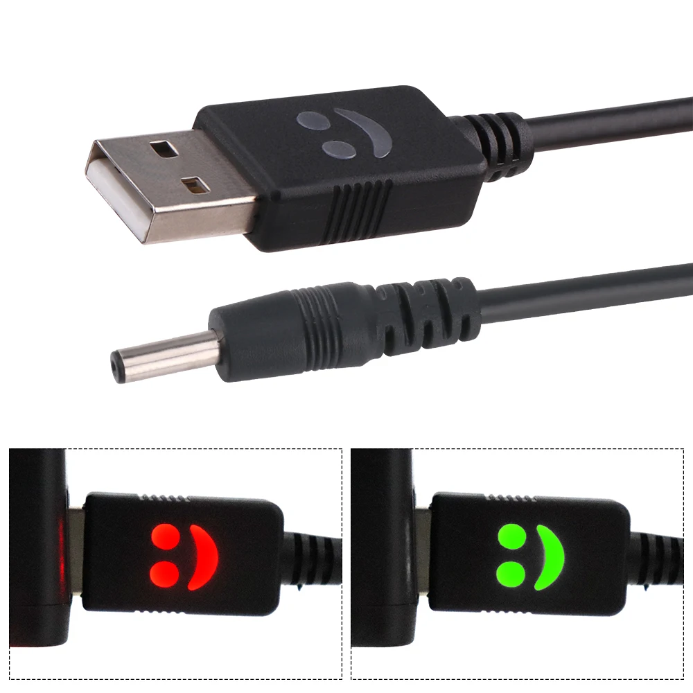 Usb кабель с выходом 4 2 В 1 м 3 фута 12 24 5 мм USB зарядное устройство фонарик зарядная