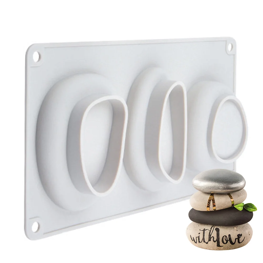 Силиконовая форма для мыла ручной работы DIY 3D в форме булыжника с изображением