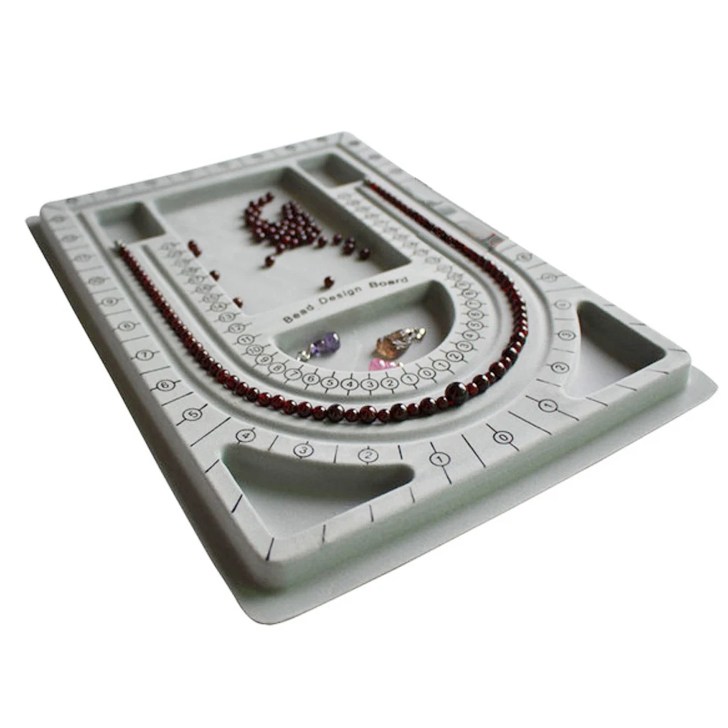 Браслет ожерелье сделай сам измерительный инструмент выбор бусины серый диск