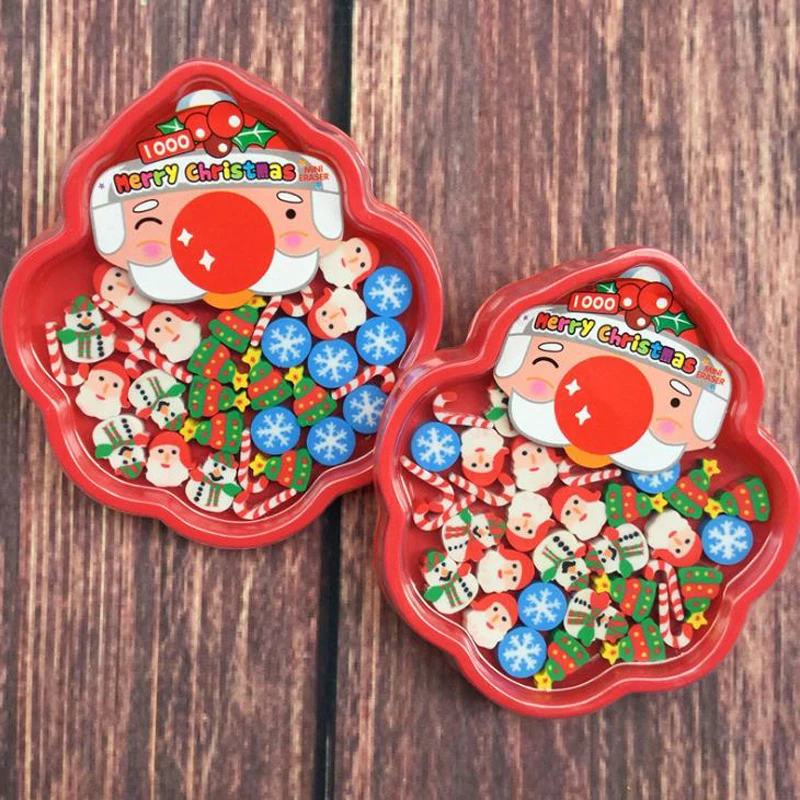 1 комплект милых рождественских ласеров Рождественская елка с Санта Клаусом