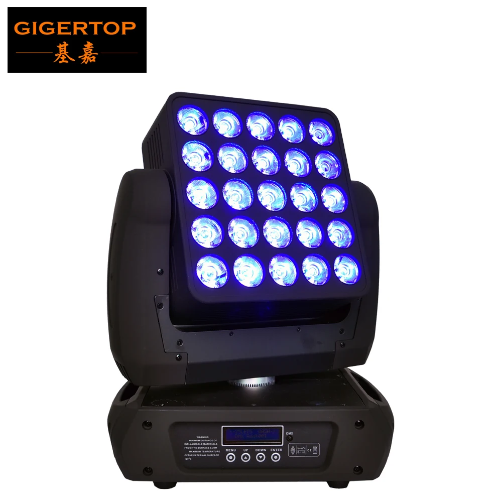 Бесплатная доставка 25x12 Вт 4IN1 Cree светодиодная матрица Moving головной свет луча