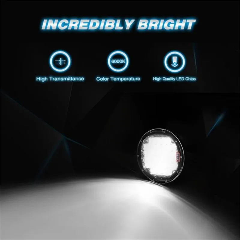 9 дюймов 378 Вт внедорожный светодиодный рабочий светильник полосные лампы для 4x4