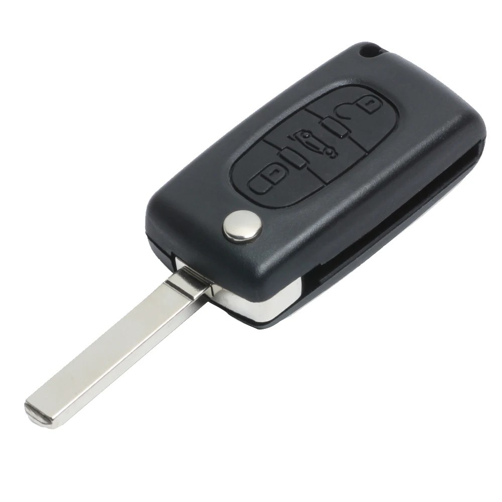 Ключ Keyecu для Citroen C2 C3 модель 0536 пульт дистанционного управления 3 кнопки 433 МГц ID46