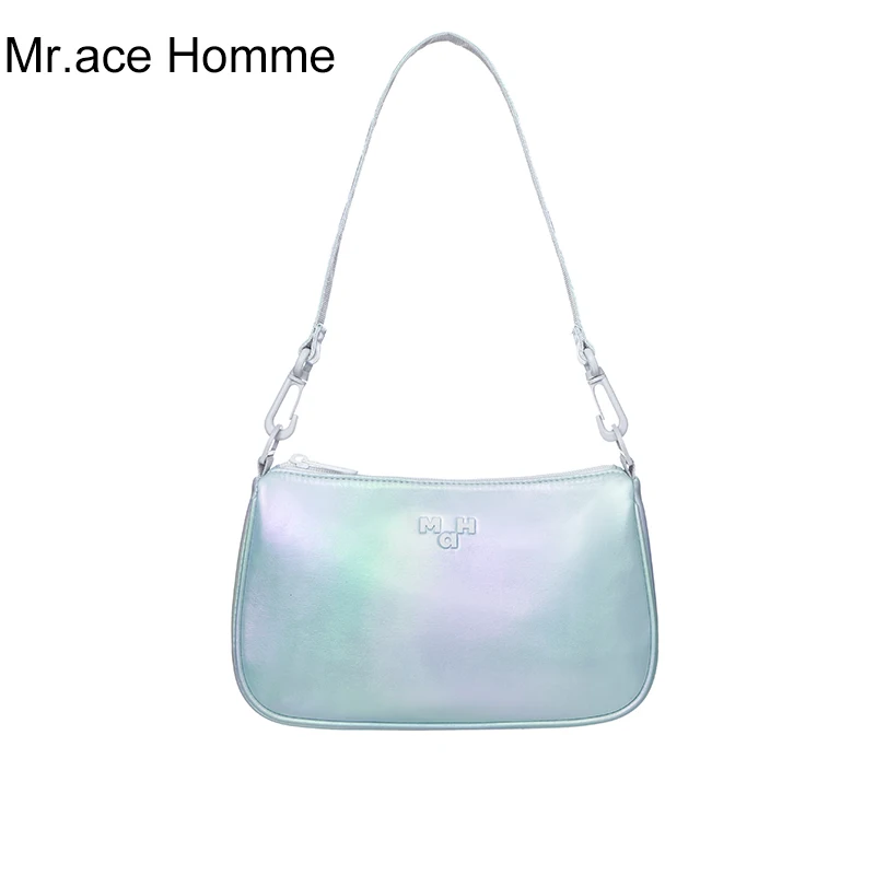 Женская сумка через плечо с лазерным цветом оригинальный дизайн милая