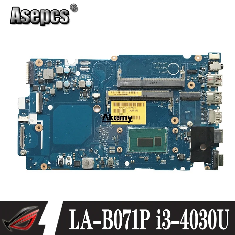 3450 3550 ZAL50 LA B071P материнская плата для ноутбука Dell Latitude 14 Материнская DDR3 SR1EN I3 4030U