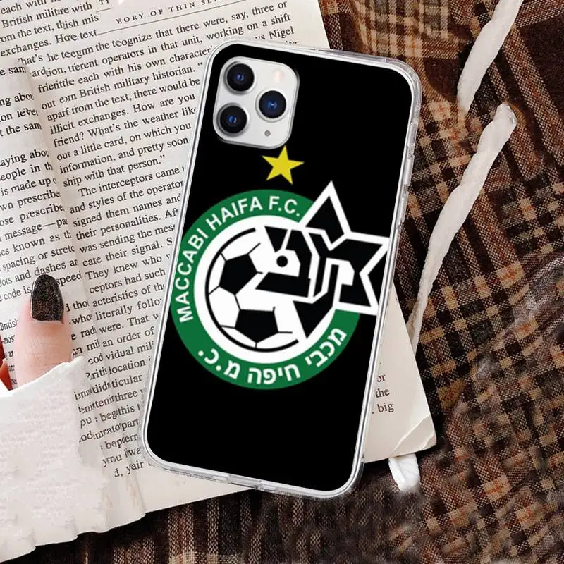 

Football maccabi haifa Phone Case for iphone 6s 7 8plus xr xs max 11 12 pro max mini funds clear