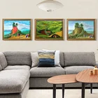 Картина маслом David Hockney с сельским пейзажем, Картина на холсте, Постер для гостиной, Настенная картина для дома, декоративная, без рамки