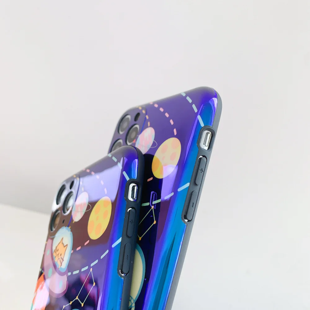 Чехол космонавта для Huawei P40 Mate 20 30 P20 P30 Pro Honor 10 Lite V10 V20 V30 мягкая глянцевая Лазерная
