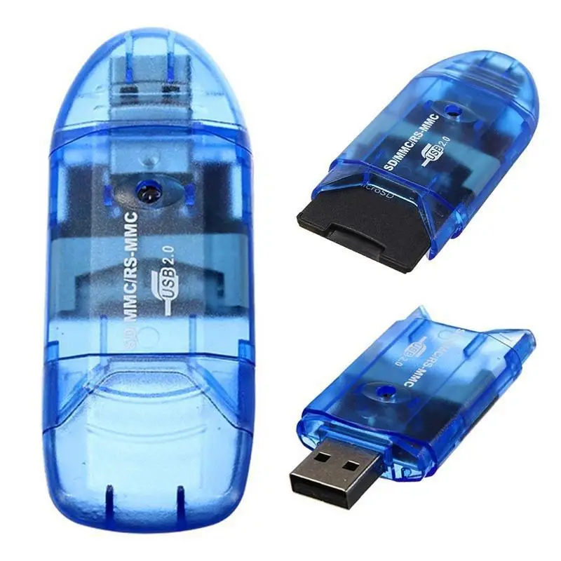 DishyKooker высокоскоростной мини Micro SD T-Flash TF SDHC USB 2 0 кардридер адаптер | Компьютеры и