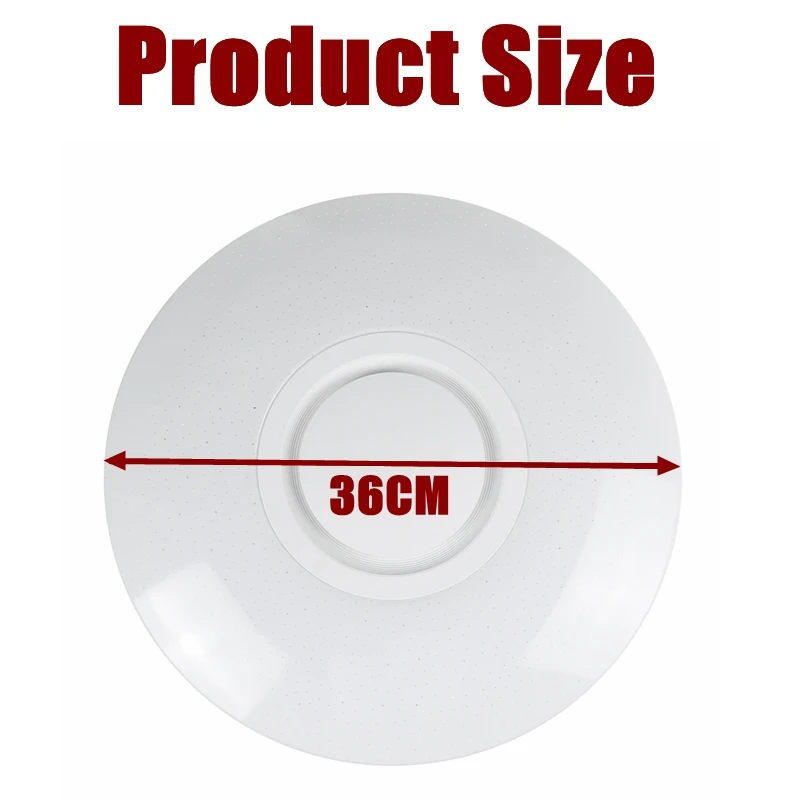 

Modern LED Ceiling Lights with Dimmable RGB bluetooth Music for Livingroom 36/72W APP Control Remote Control Lamp AC180-265V