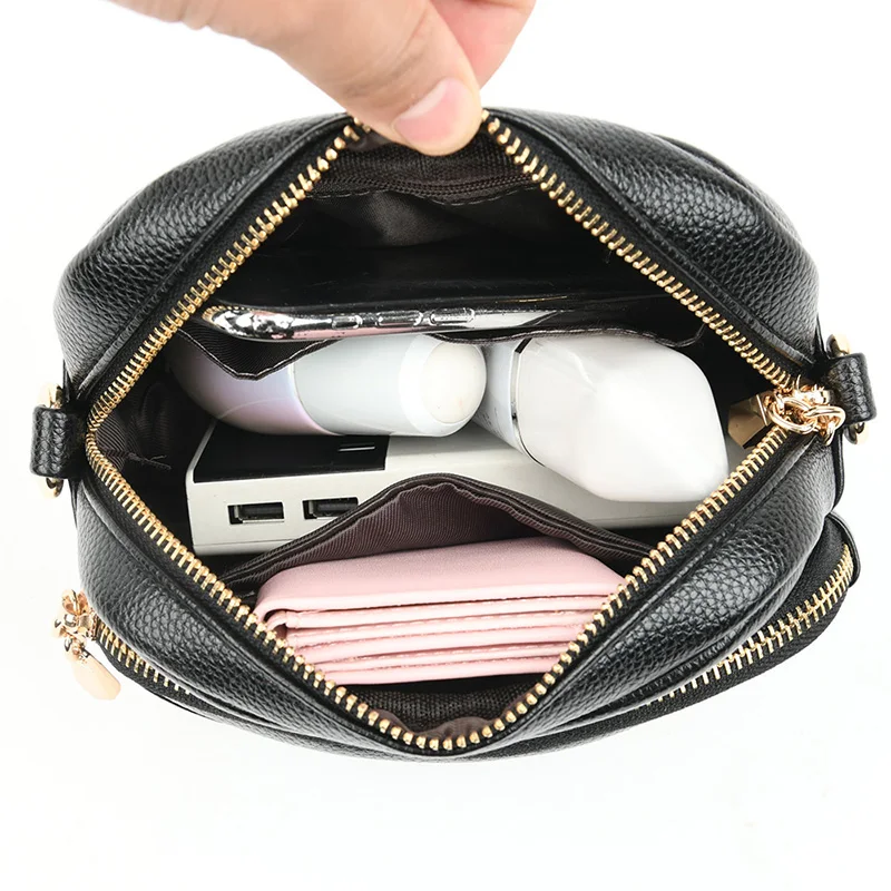 

Vintage Leather Pure Color Crossbody Bags for Women Simple Designer Shoulder Handbags Female Portable Square Messenger Bag Sac