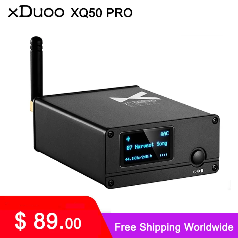 XDUOO XQ50 pro/ XQ 50 ES9018K2M USB DAC Buletooth 5 0 преобразователь аудиоприемника с поддержкой