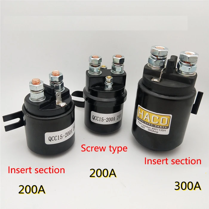 QCC15-200A, 300A stacker truck lift start DC contactor DC12V24V48V