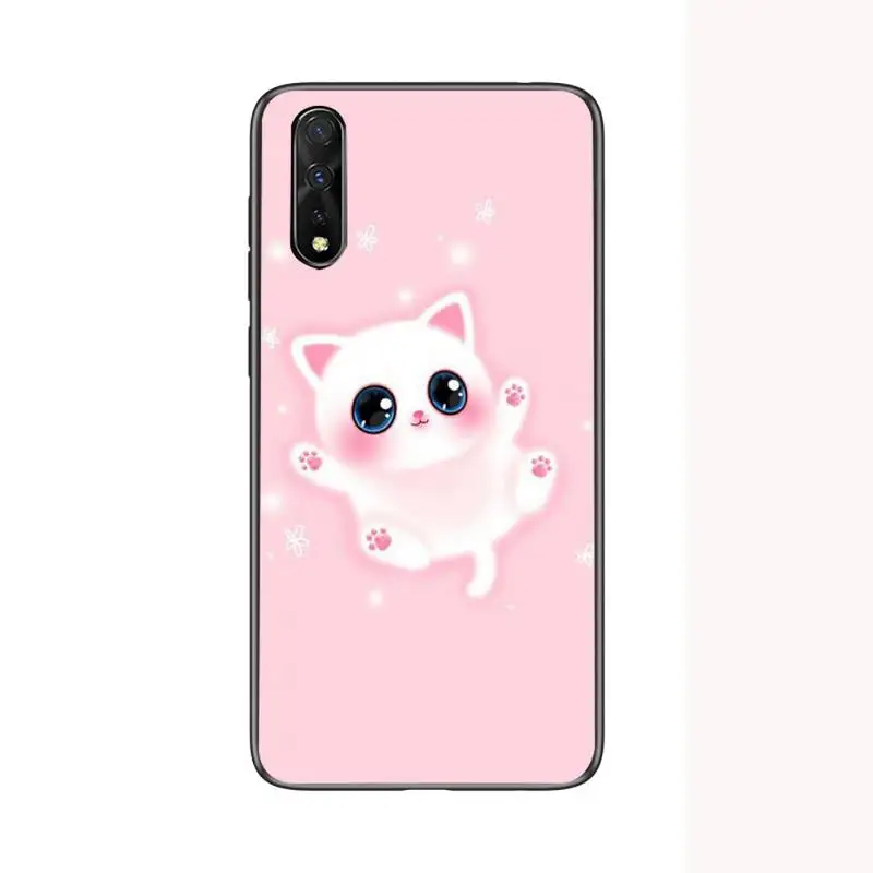 

Kawaii ciciber Animal Cat Phone Case For Samsung A10S A12 A02 A20E M30 A31 A32 A40 A50 S A52 A51 A70 A71 A80 Cover Fundas Coque