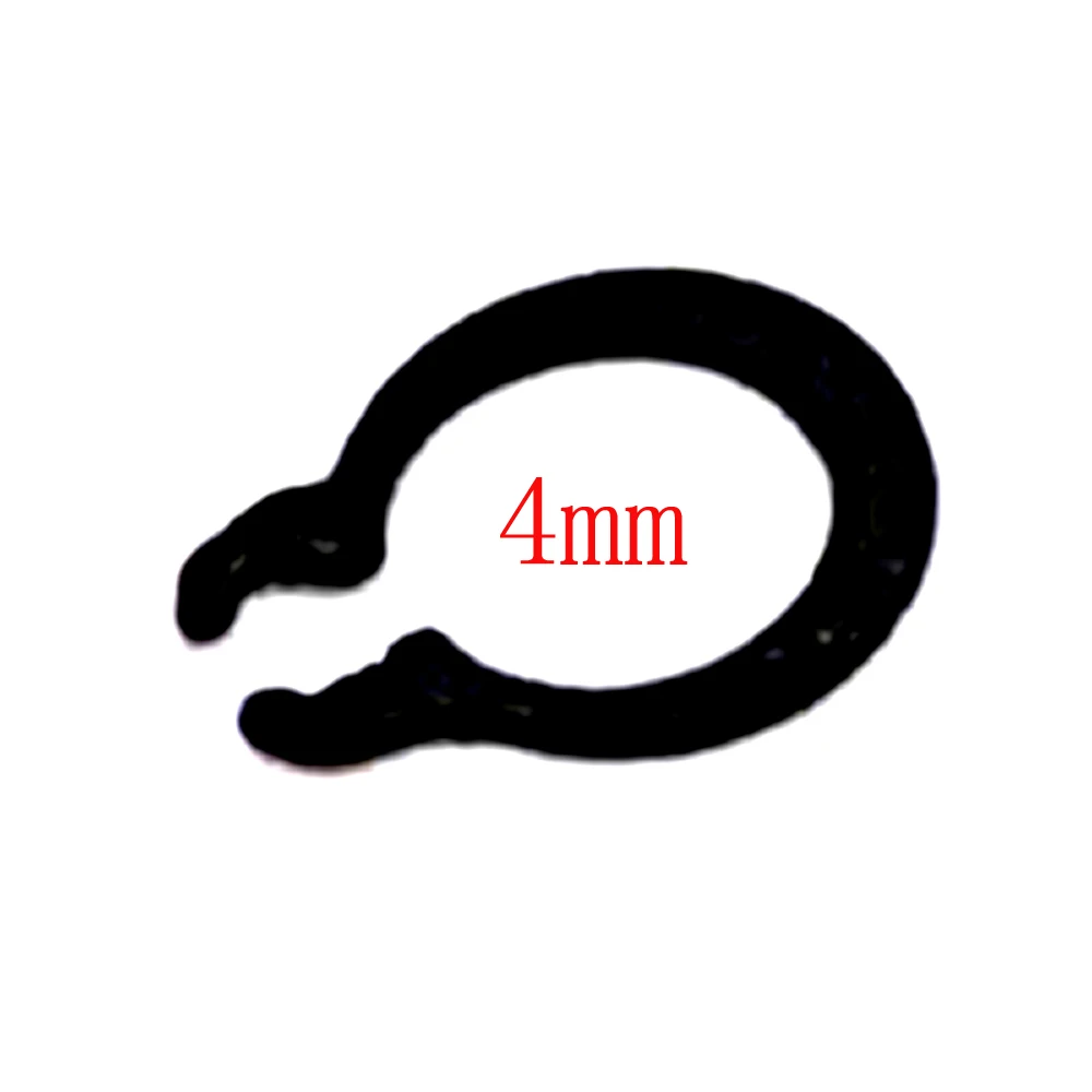 4mm 100 шт. бесщеточный outerunner электродвигателя подшипник зажим вала весной Бла(беспилотный летательный аппарат внешний ротор вал двигателя пружинный зажим для 4/5/8/15 мм - Цвет: 4mm