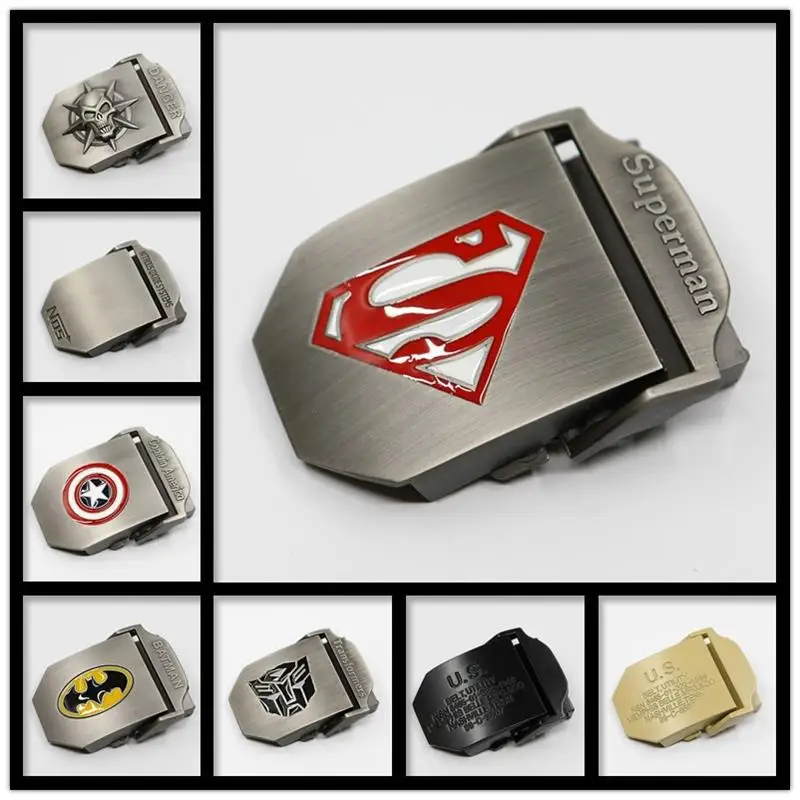 Мужская Автоматическая пряжка для ремня 15 стилей из цинкового сплава высокое