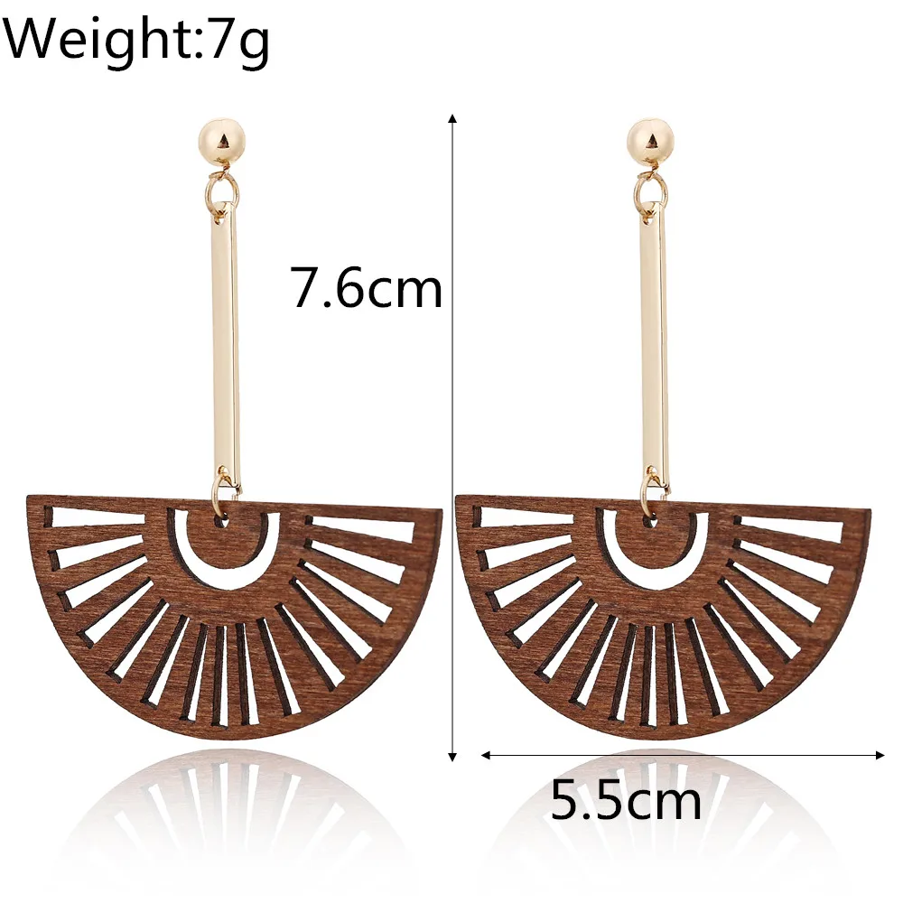 XIYANIKE 2019 винтажные креативные этнические геометрические длинные висячие серьги в