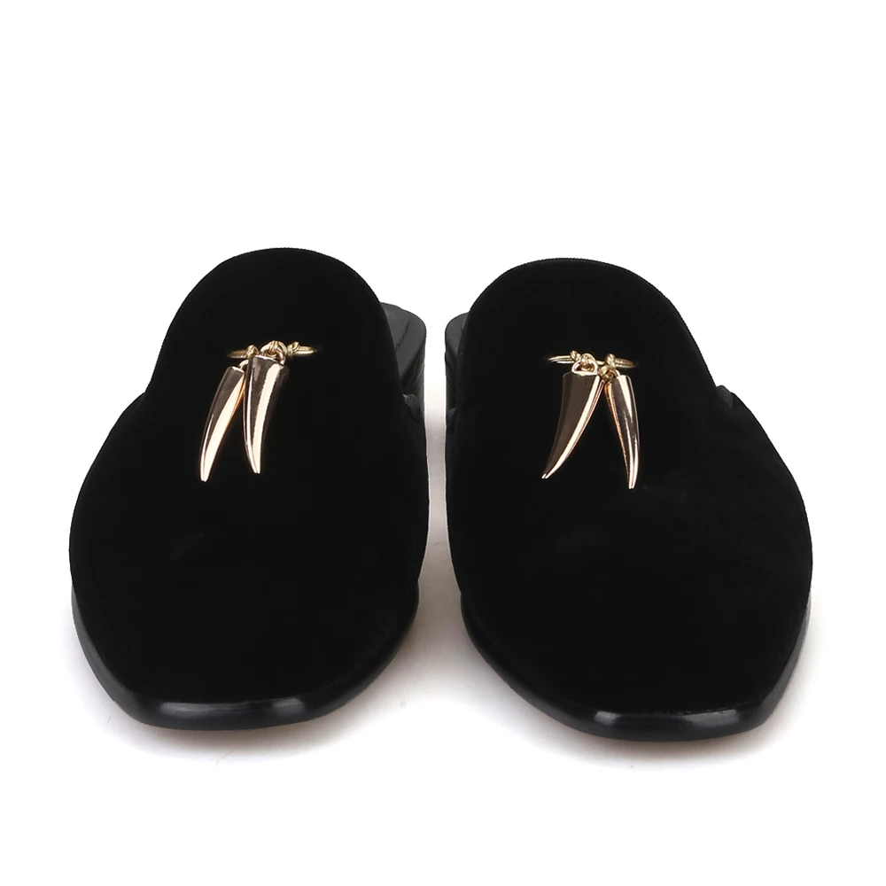 Новинка 2020 стильные мужские бархатные шлепанцы Piergitar ручной работы с