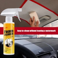 car foam cleaner auto interior cleaning agent ceiling dash leather plastic flannel woven fabric water free strong cleaning agent