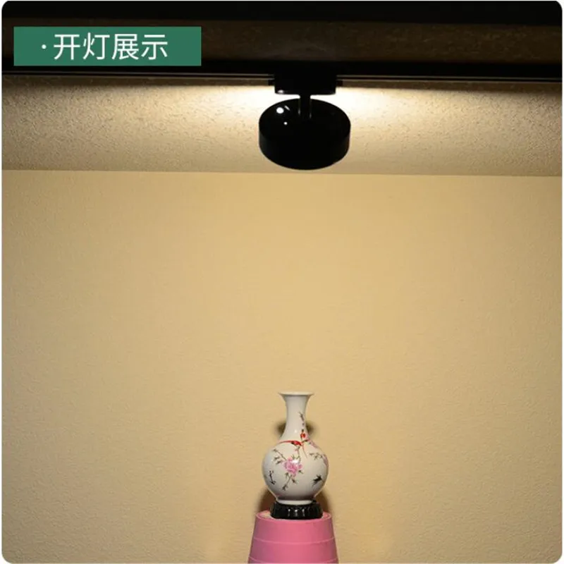 1 шт. светодиодные трековые светильники 10 Вт 15 20 COB для магазина направляющие