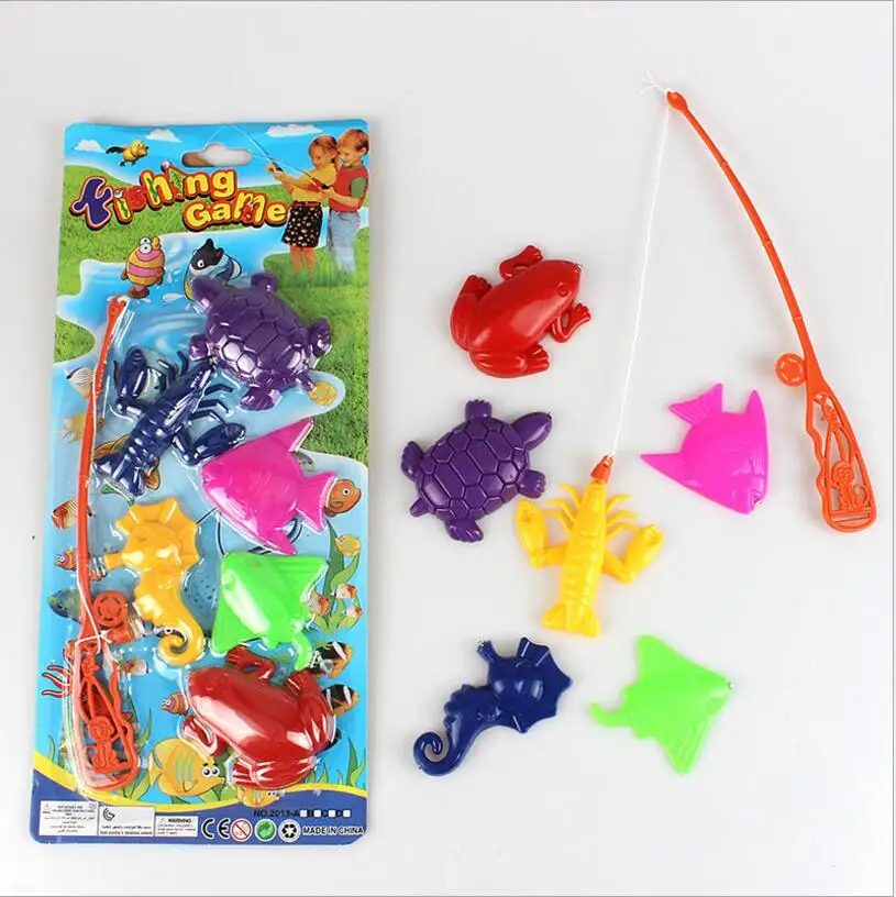 Детские магнитные игрушки для рыбалки интерактивные родителей и детей детские 3D