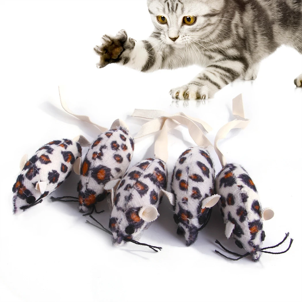 

Hot Selling Cat Chew Toy Mouse 3PCS Realistic Interesting Interactive Kitten Play Mouse Pet Biting Toy Cat Supplies Multicolor
