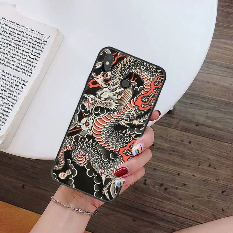 

Chinese Dragon Phone Case For Xiaomi Redmi mi note 7 8t 9 9t 9s 8 10 10t 11 pro lite K20 max 3