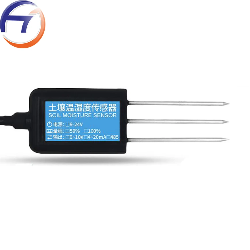 Датчик температуры и влажности почвы RS485/аналоговый датчик плодородия азота