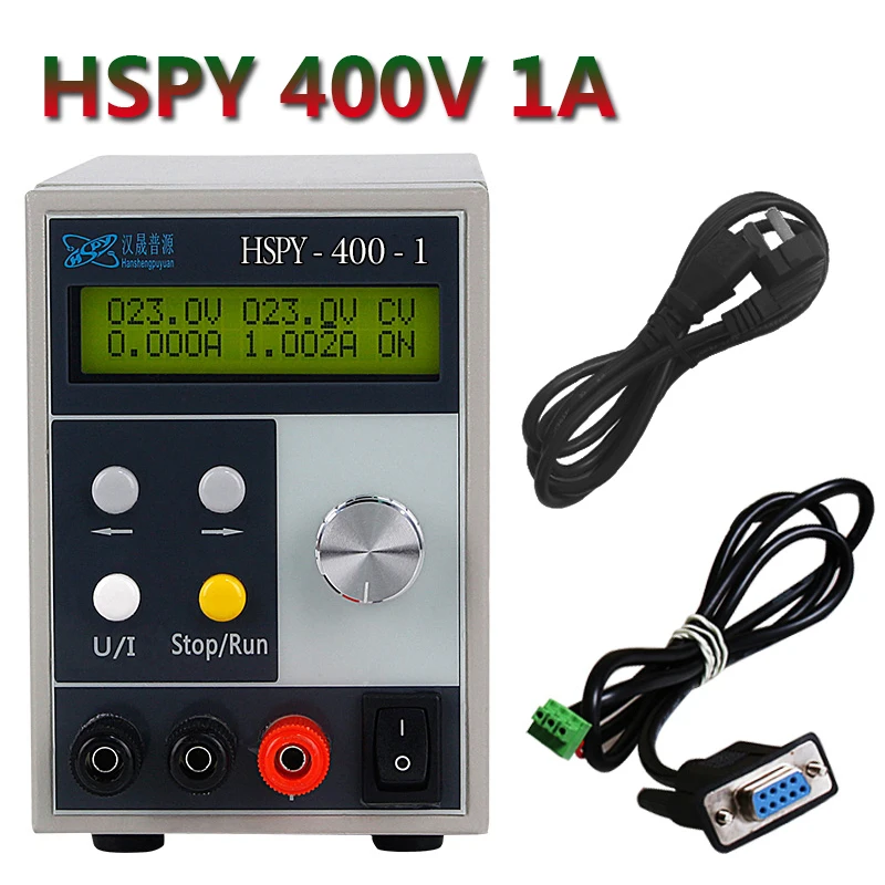 HSPY 400V 1A Регулируемый лаборатории USB DC Напряжение ток Питание 4 цифры по ценам от