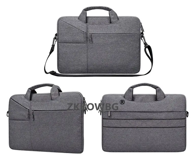 Сумка для ноутбука 15 13 13,3 15,6 дюймов Сумка для ноутбука для E5450 Dell Xps чехол для Hp павильон G6 Envy M6 Spectre X360 - Цвет: Темно-серый