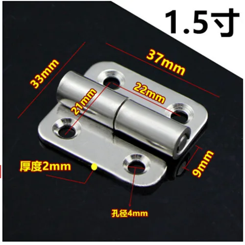 

1.5 Inch Long Stainless Steel Self-Closing Corner Draw Door Hinge Mounting Doors Hinges For Window Cabinet Tool Box