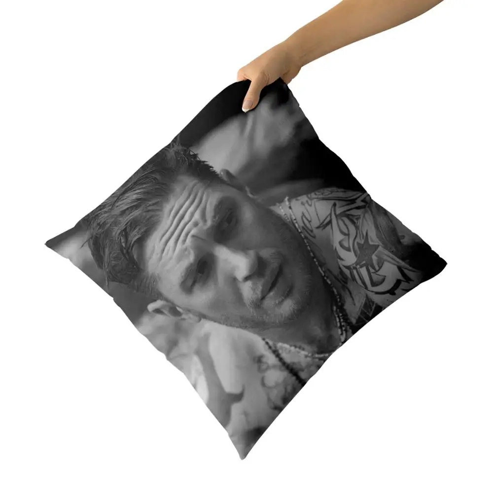 Хлопчатобумажные тканевые наволочки на заказ Tom Hardy для диванных