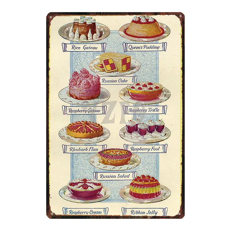 Барбекю зоны шеф повара кухни металлические знаки потертый шик Винтажный стиль