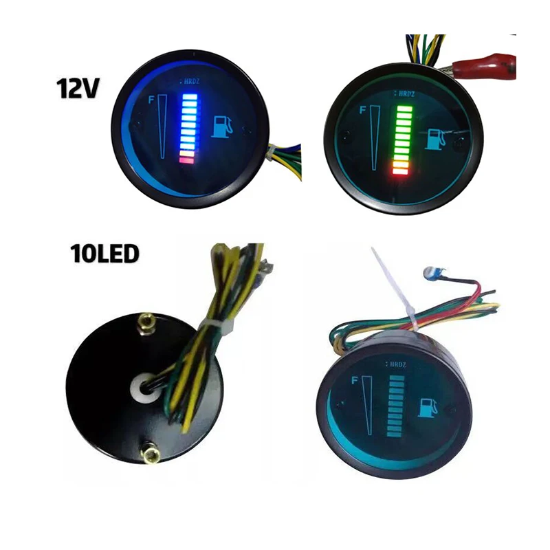 Лидер продаж Автомобильный датчик уровня топлива 52 мм 12 В светодиодный мотоцикла
