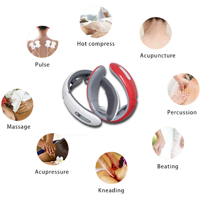 Электрический массажер для шеи и спины умный тела облегчения боли в спине